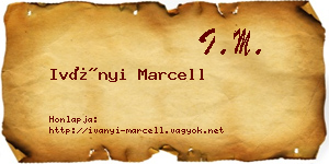 Iványi Marcell névjegykártya